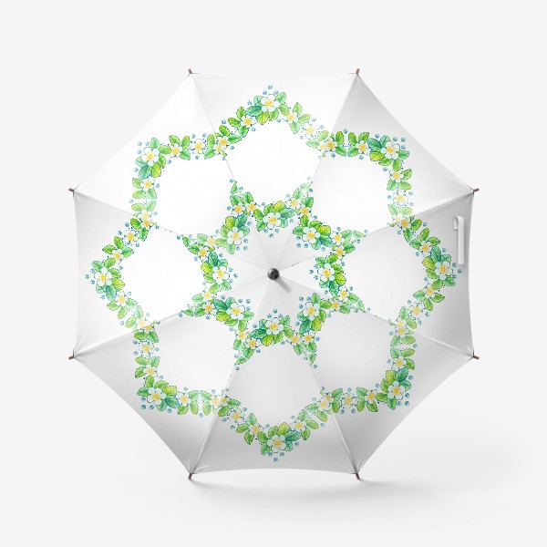Зонт «Рамка с цветами»