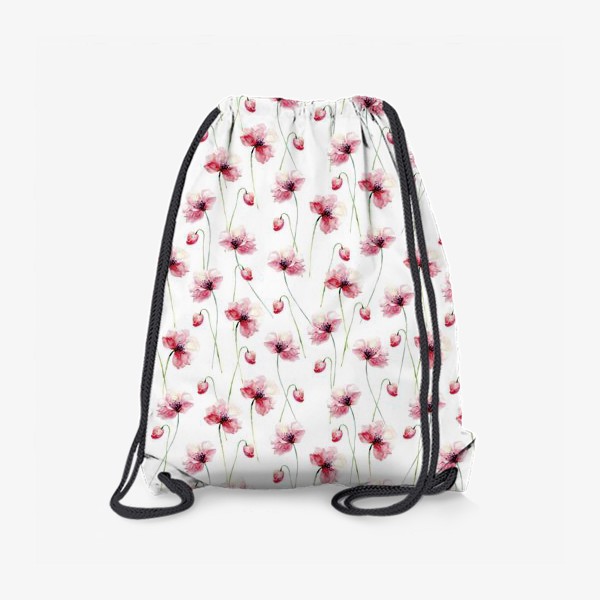 Рюкзак «Цветочный акварельный паттерн»