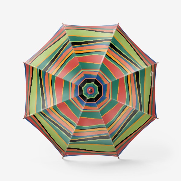 Зонт «Абстрактные разноцветные полосы»
