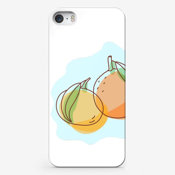 Чехол iPhone «Апельсин и мандарин»