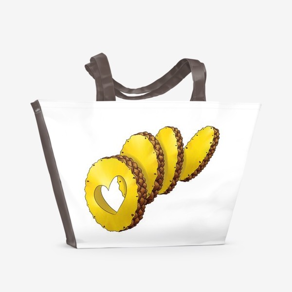 Пляжная сумка «Сочные ананасы»
