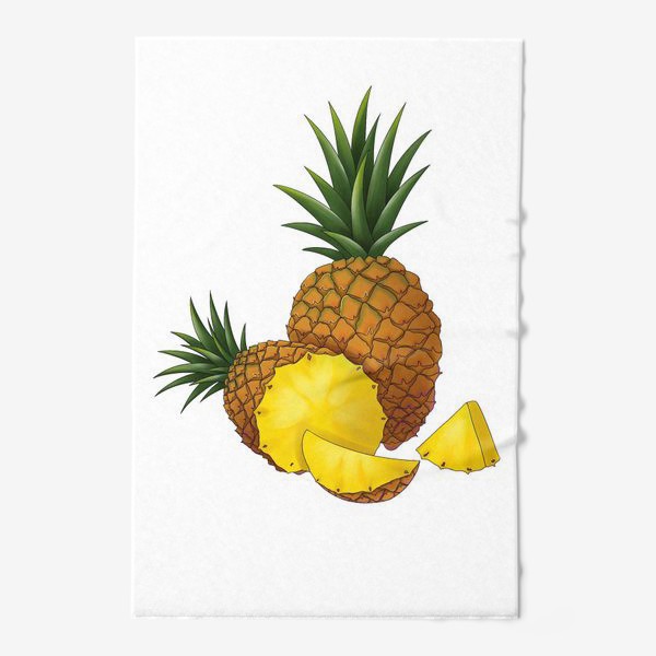 Полотенце «Сочные ананасы»