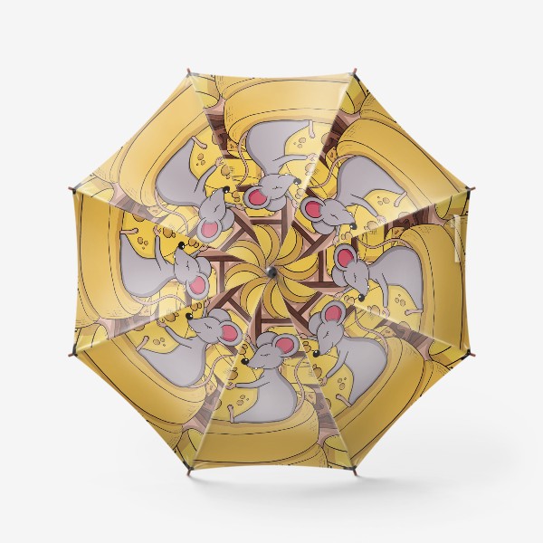 Зонт «Мышонок и сыр »