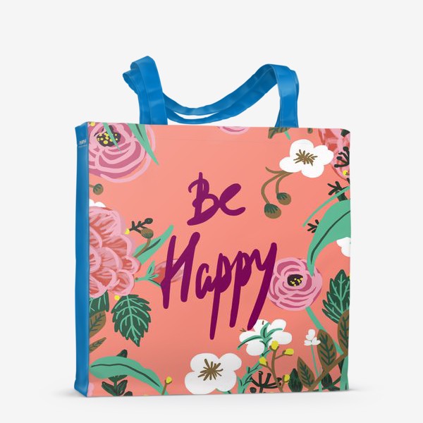 Сумка-шоппер «Be happy»