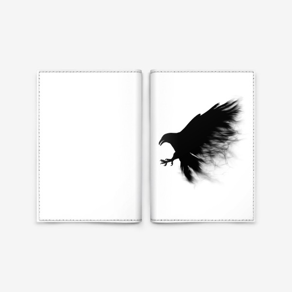 Обложка для паспорта «Ворон»