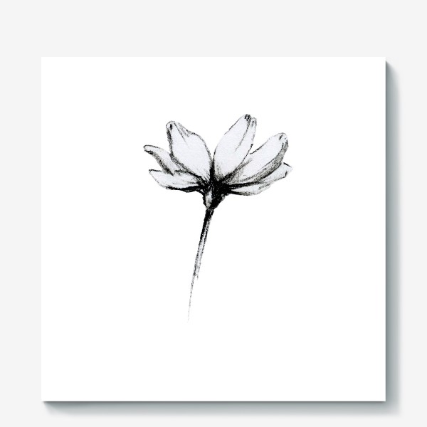 Холст «Рисунок цветка»