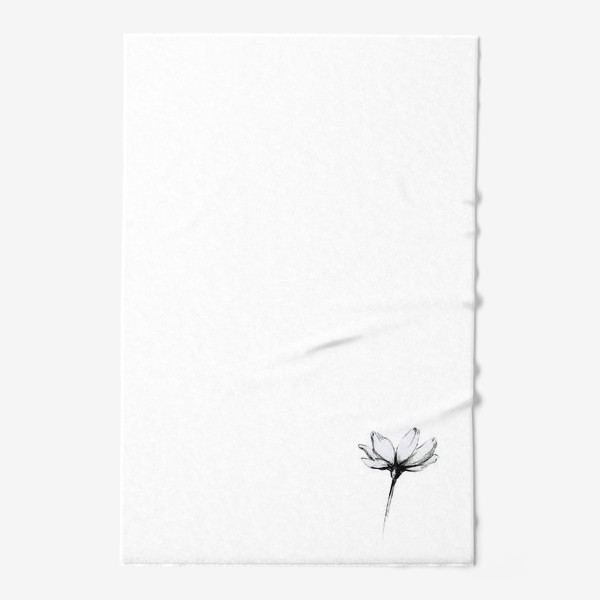 Полотенце «Рисунок цветка»