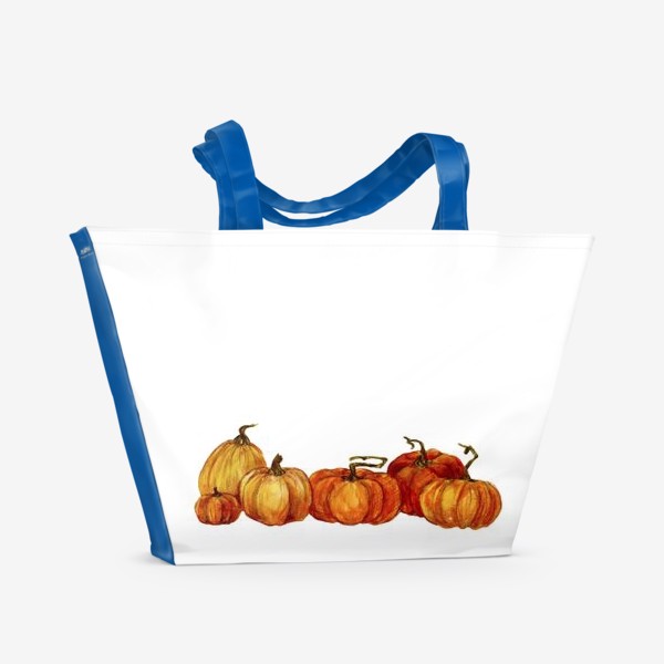 Пляжная сумка «Осенняя тыква»