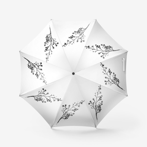 Зонт «Скетч растения»