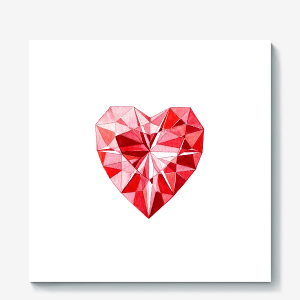 Холст «Красное Сердце»