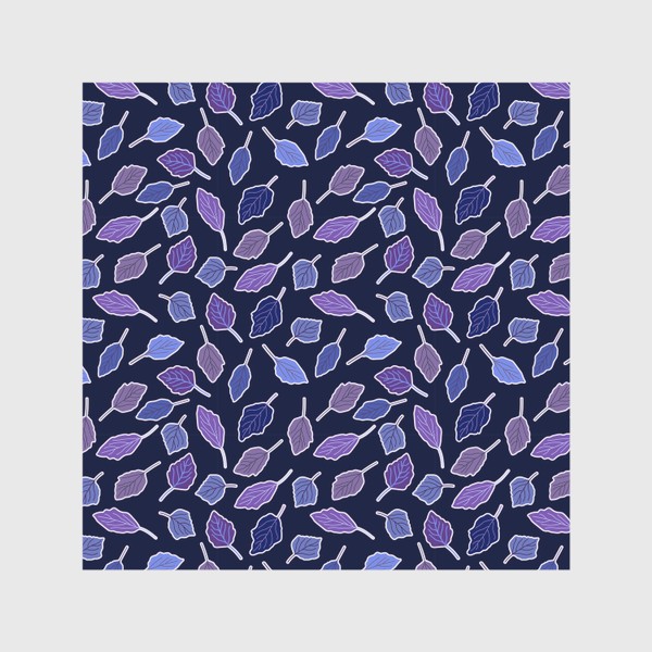 Скатерть «Мистический паттерн Фиолетовые листья»