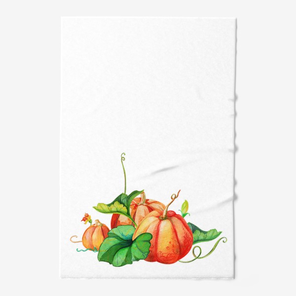 Полотенце «спелые тыквы»