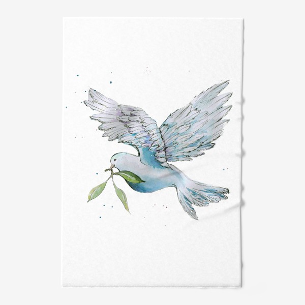 Полотенце «Птица голубь мира»