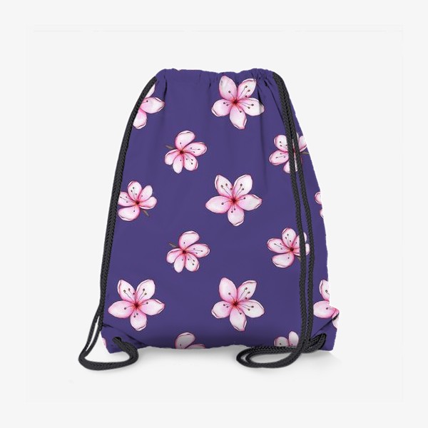 Рюкзак «Цветы на фиолетовом »