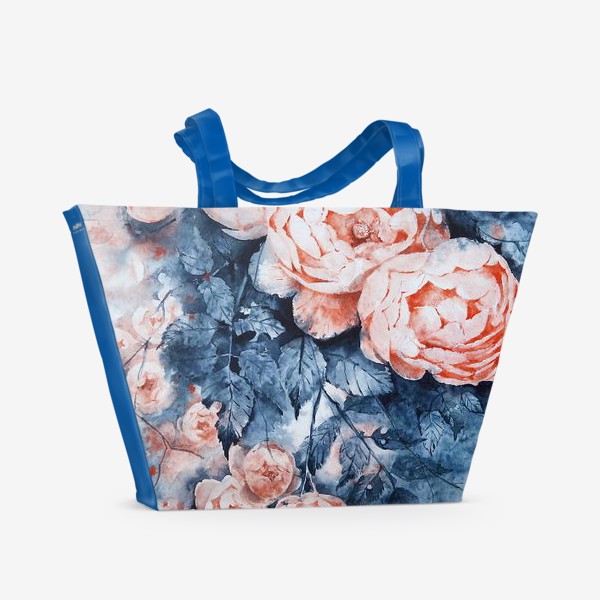 Пляжная сумка «В розовом саду»