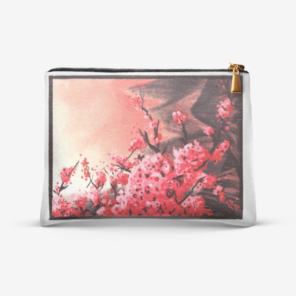 Косметичка «Цветение Сакуры на рассвете - Пейзаж»