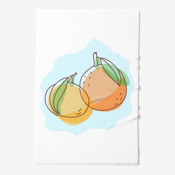 Полотенце «Апельсин и мандарин»