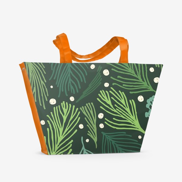 Пляжная сумка «Весенние веточки»