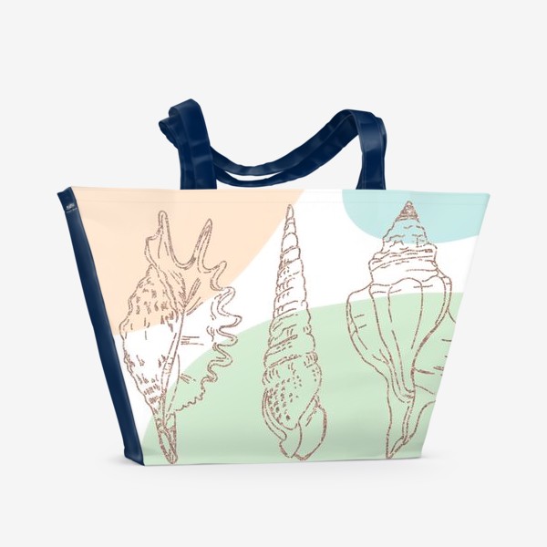 Пляжная сумка «Золотистые кораллы»