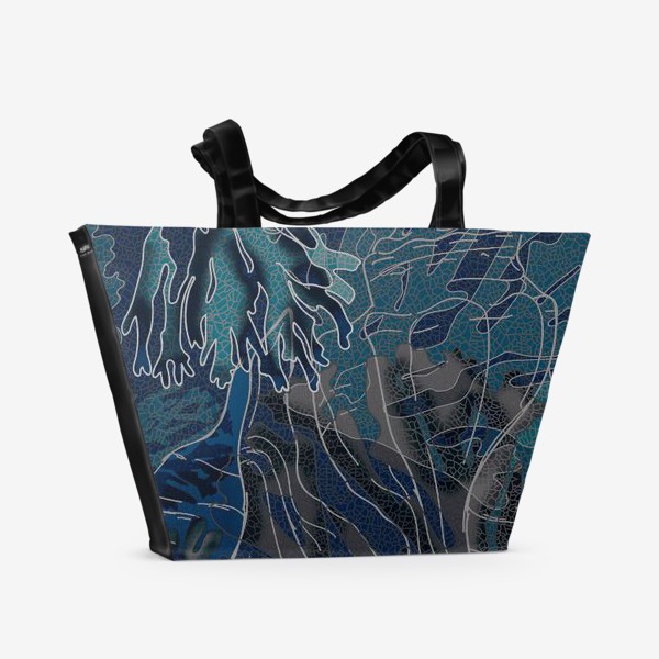 Пляжная сумка «Синие кораллы»