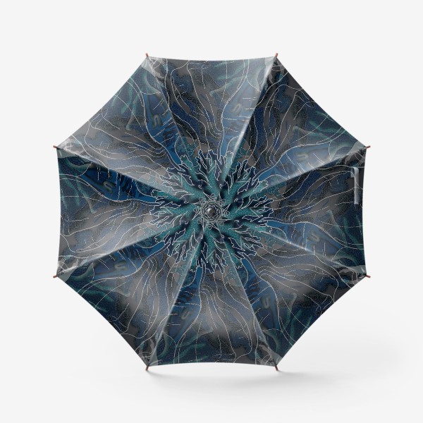 Зонт «Синие кораллы»