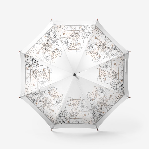 Зонт «Лилии и золото»