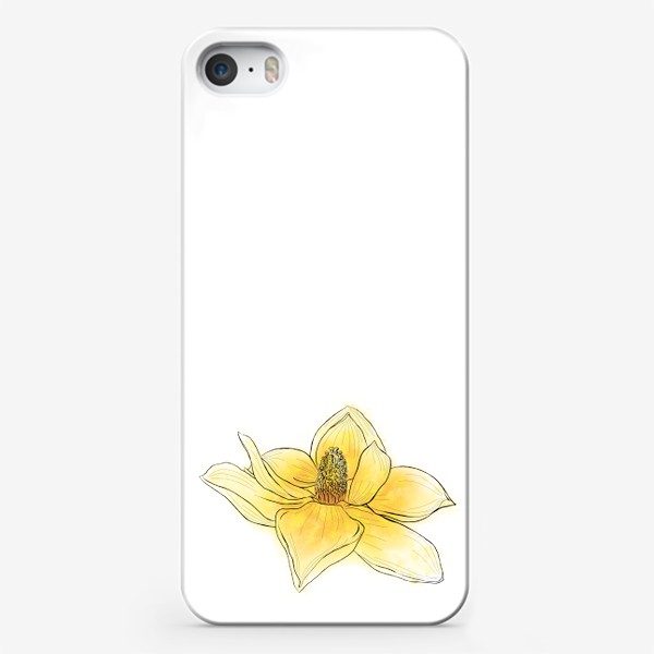 Чехол iPhone «Жёлтый цветок»