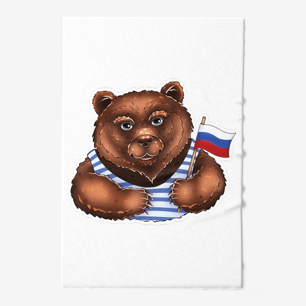 Полотенце «Россия. Символ России бурый медведь»