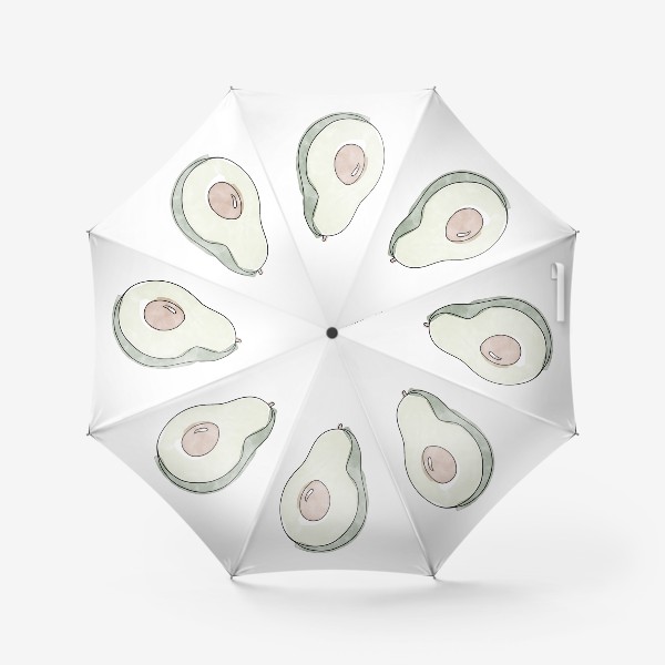 Зонт «Авокадо половинка »