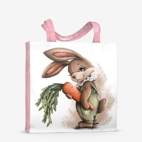 Сумка-шоппер «Заяц с морковкой »