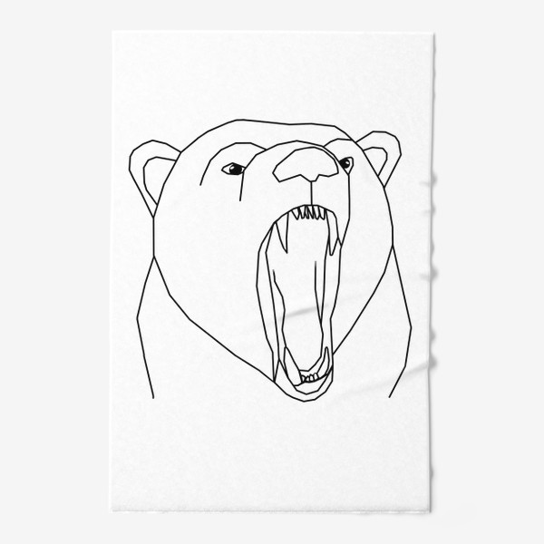 Полотенце «Суровый медведь»