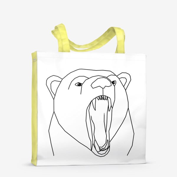Сумка-шоппер «Суровый медведь»