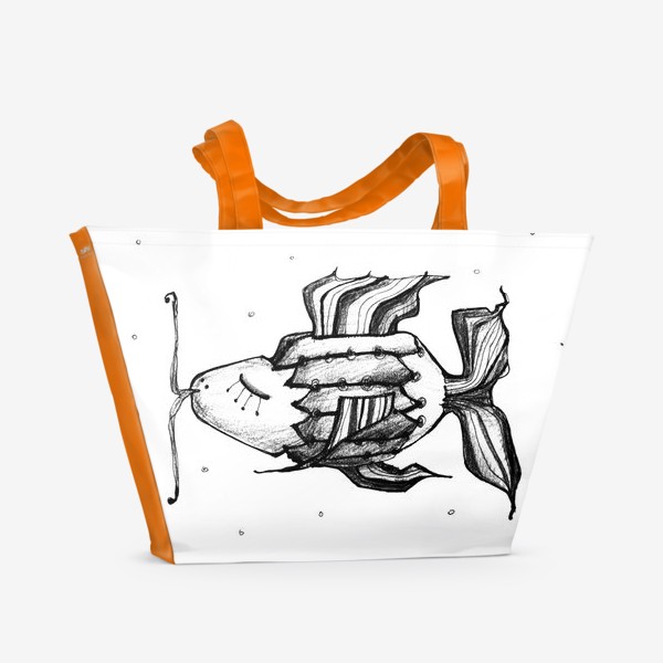 Пляжная сумка «fish»