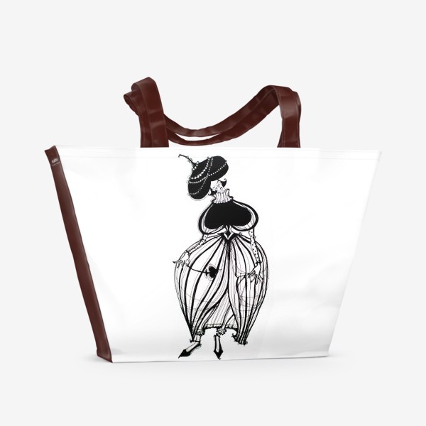 Пляжная сумка «пиковая дама»