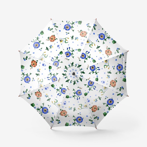 Зонт «Цветочные монстрики»