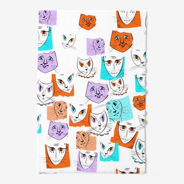 Полотенце «Странные кошки»