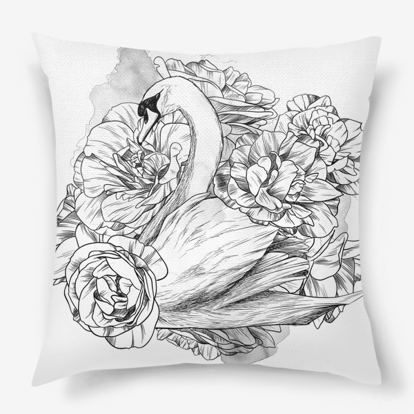 Подушка «Лебедь»