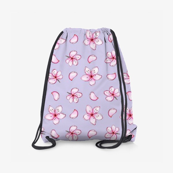 Рюкзак «Цветы на фиолетовом»