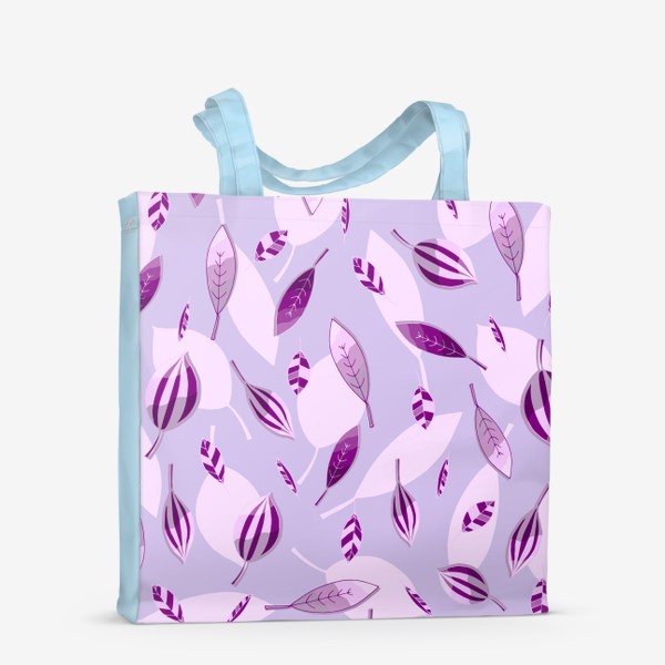 Сумка-шоппер «Фиолетовые листья»