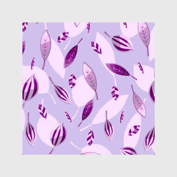Шторы «Фиолетовые листья»
