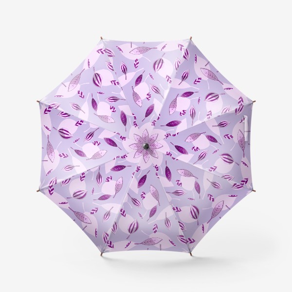 Зонт «Фиолетовые листья»