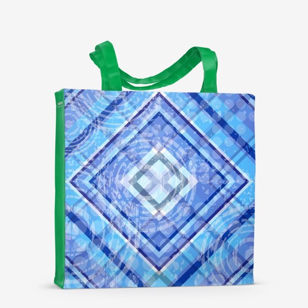Сумка-шоппер «Синий квадрат»