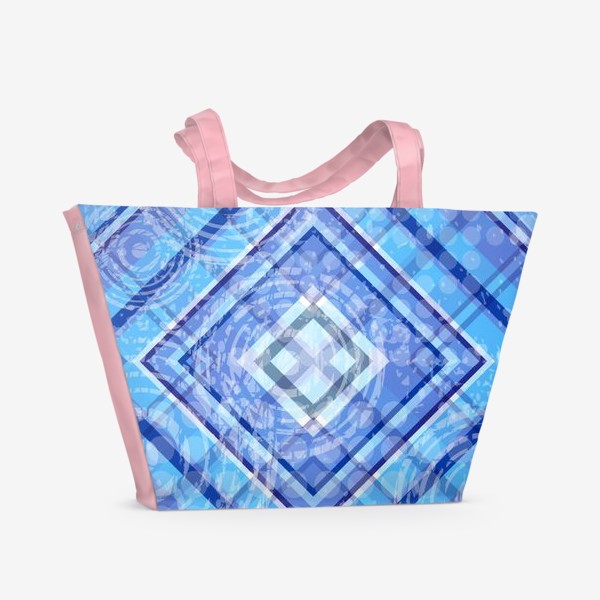 Пляжная сумка «Синий квадрат»