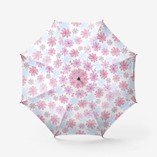 Зонт «Нежные розовые цветы»
