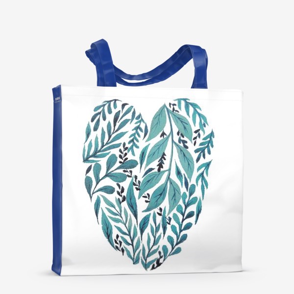 Сумка-шоппер «Синее сердце»