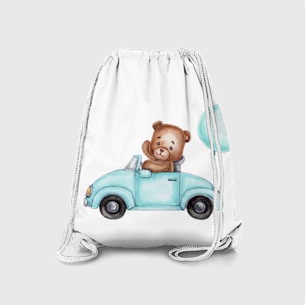 Рюкзак «Мишка на машине»