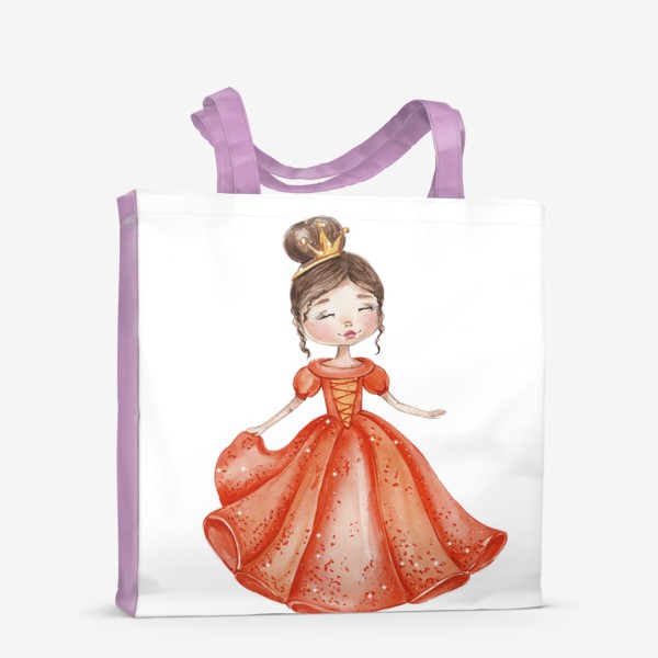 Сумка-шоппер «Принцесса в оранжевом платье»