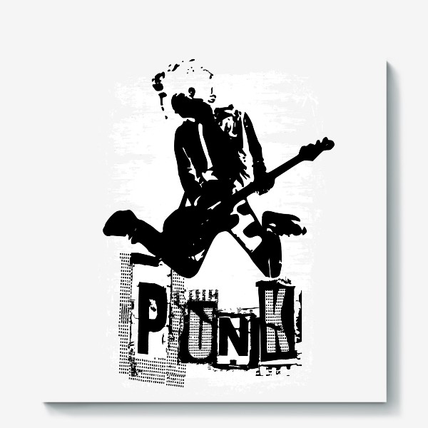 Холст «Панк! Punks Not Dead!»