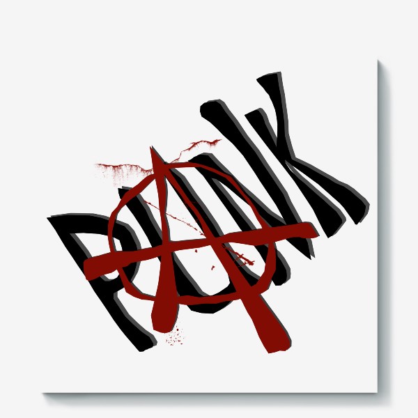 Холст «Панк! Punks Not Dead!»