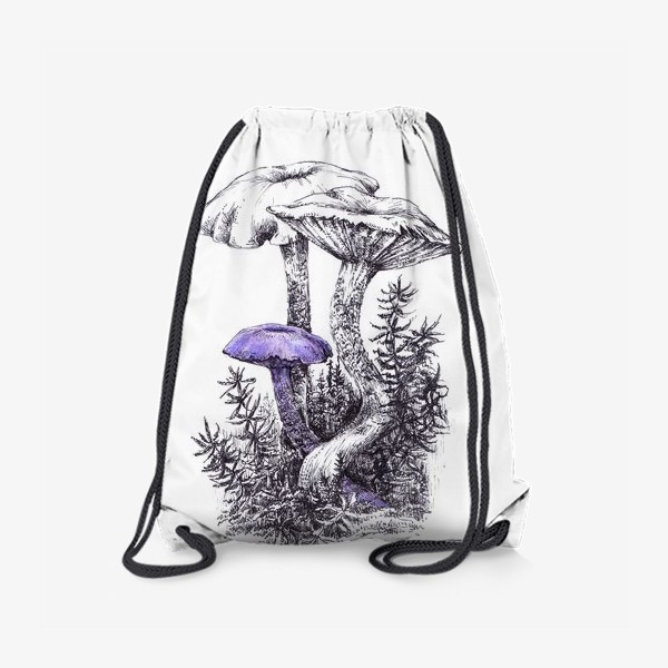 Рюкзак «Фиолетовый гриб. Грибы»